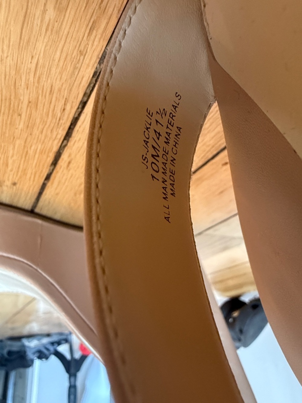 Jessica Simpson Women's Ankle-Strap Wedge Sandal in Nude - Picture 7 of 7